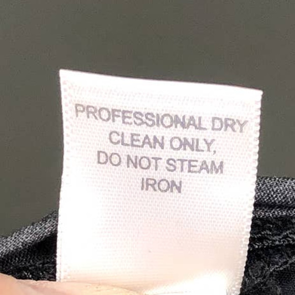 Banana Republic Pants Martin Fit Black Wool Blend Stretch Lined Timeless Sz 4P - Picture 9 of 12